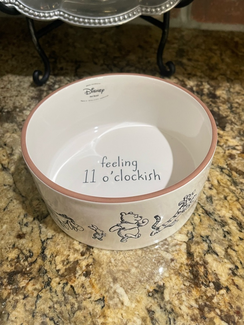 Rae Dunn Disney Winnie The Pooh and friends 6” pet bowl  - Brand New!